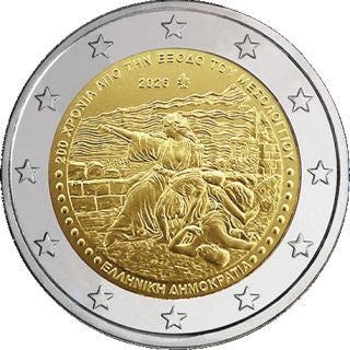 Griechenland 2 Euro 2026 200 Jahre Exodus von Messolonghi