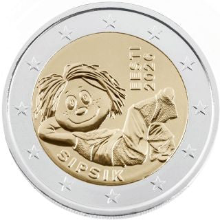 Estland 2€ 2026 - Sipsik Kinderliteratur