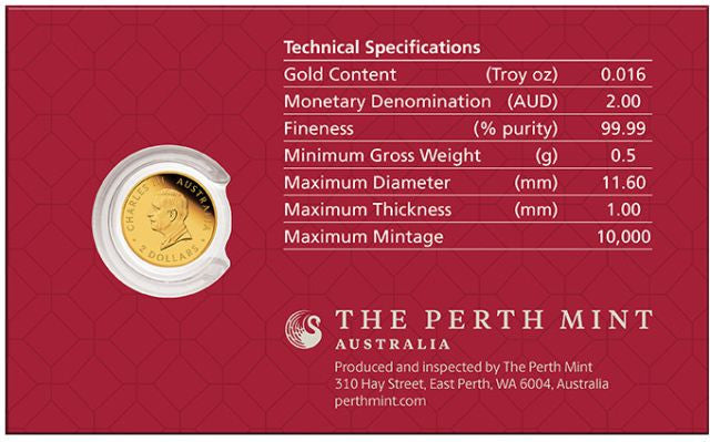 Australien Lunar III Mini Ziege 2027 0,5 g Gold Proof
