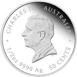 Australien Lunar Jahr der Ziege 2027 1/2 oz Silber PP