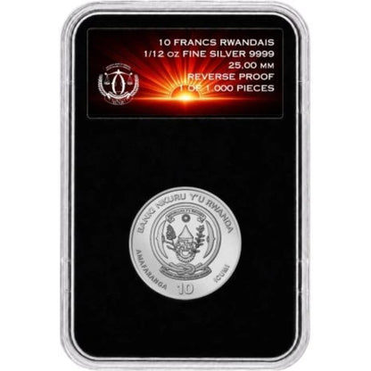 Ruanda Zodiac Legacy Year of the Goat 2027 1/12 oz Silber Proof Slab