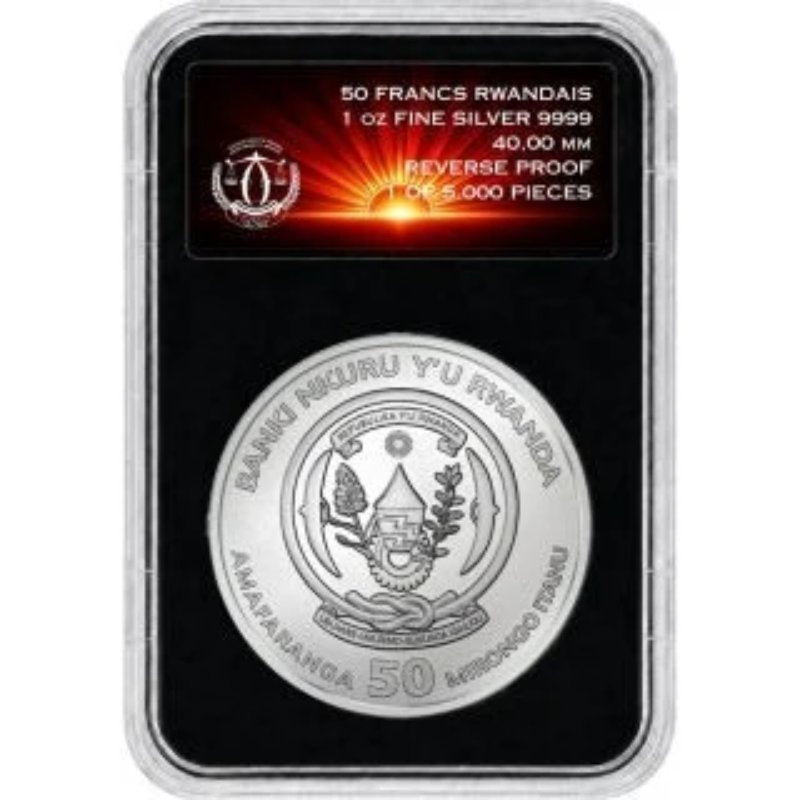 Ruanda Zodiac Legacy Year of the Goat 2027 1 oz Silber Proof Slab