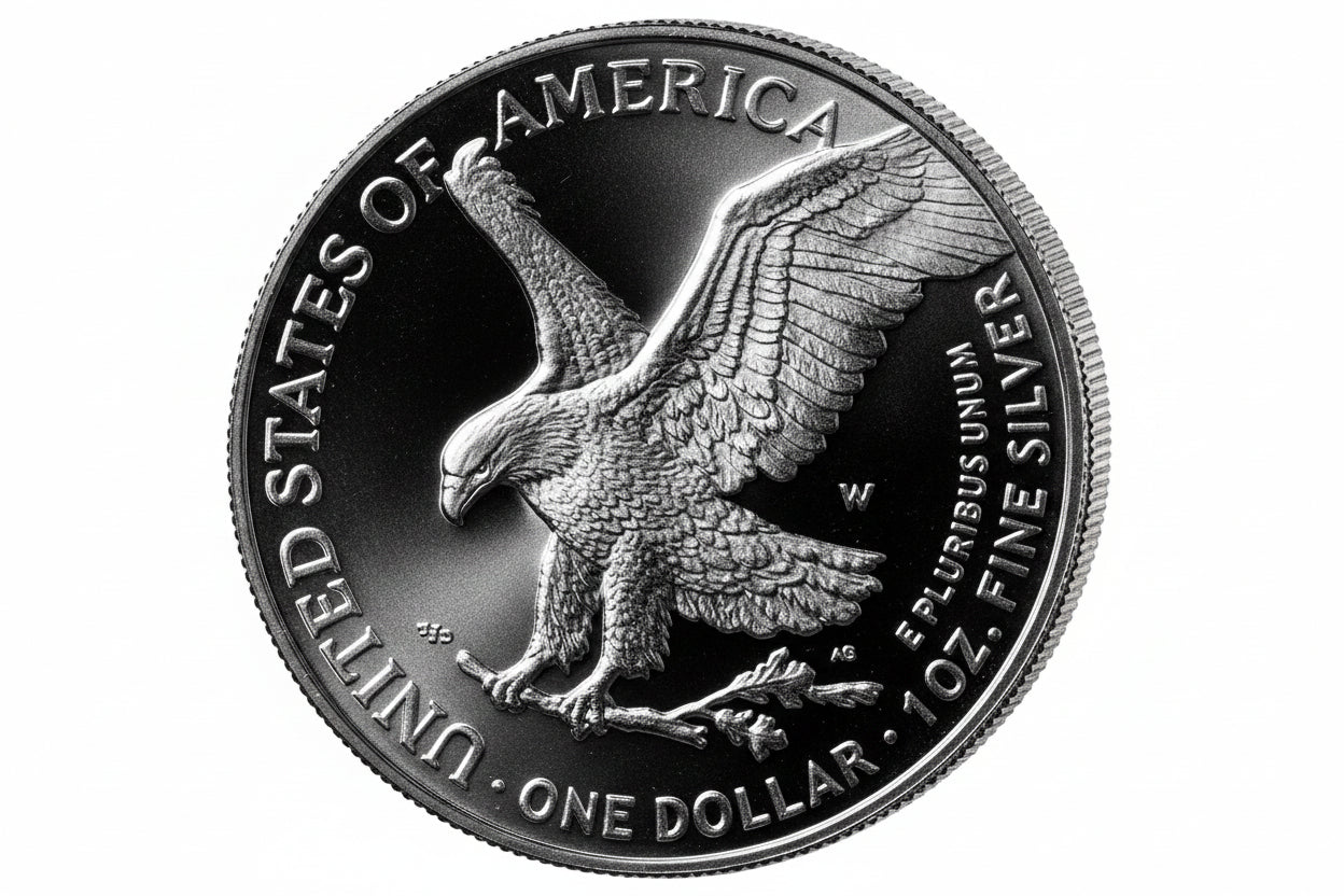 USA - Silver Eagle Gilded 2023