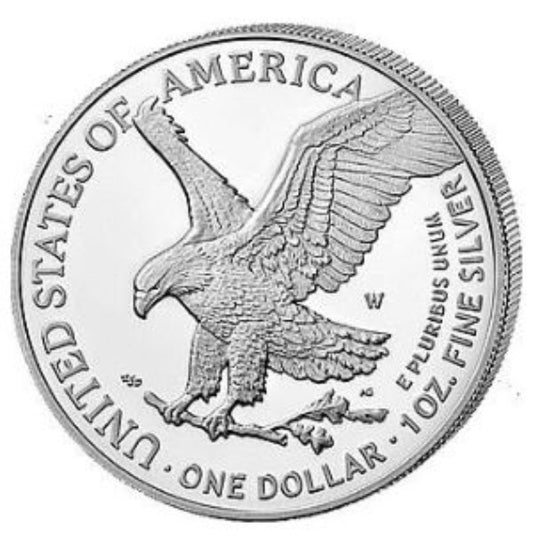 USA - Silver Eagle Gilded 2023