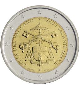 Vatikan 2€ 2013 - Sede Vacante im Folder