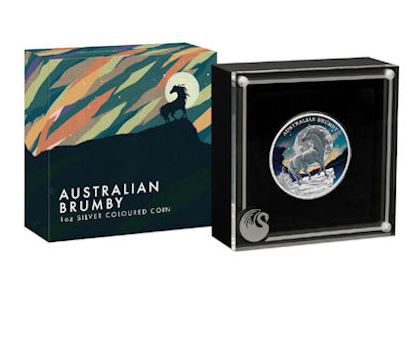 Australien Brumby 2026 Color 1 oz Silbermünze Perth Mint