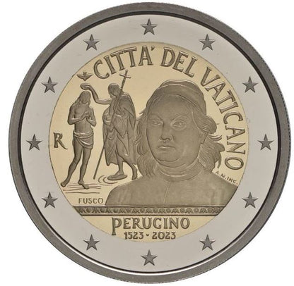 Vatikan 2€ 2023 - 500. Todestag Perugino