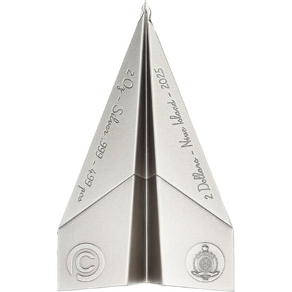 Niue - 2oz Folded Dreams – Paper Airplane 2025