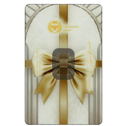 Goldbarren 1 Gramm Mint Germania Best Wishes