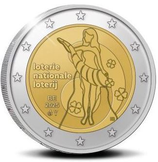 Belgien 2€ 2025 - Nationale Lotterie NL