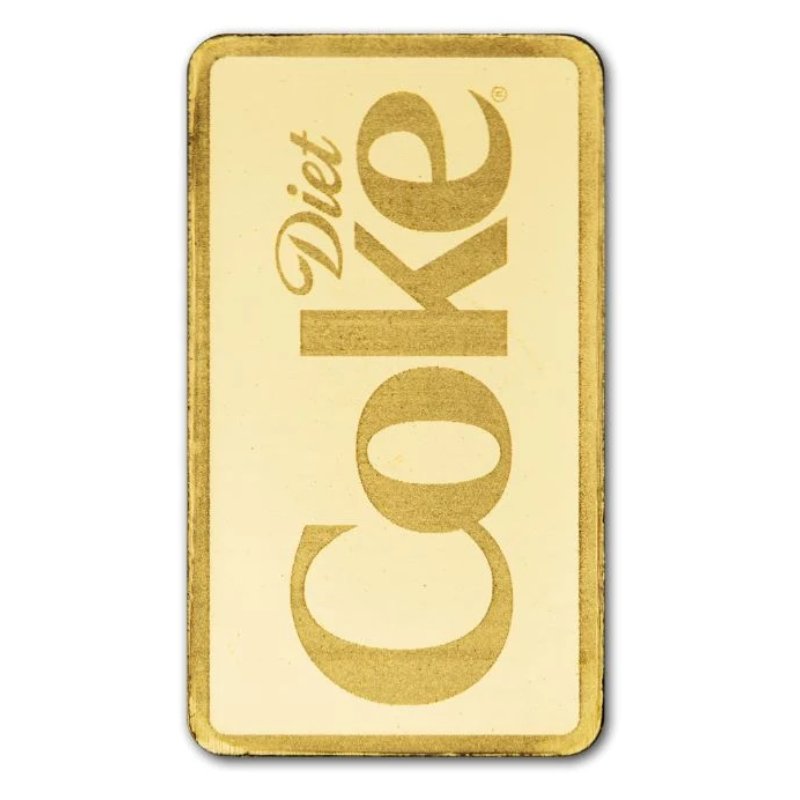 USA - Goldbarren 1 Gramm Diet Coke