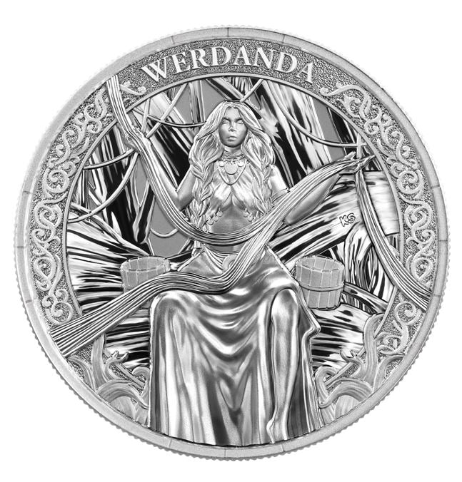 Norns Werdanda 2026 Silbermünze 1 oz BU Germania Mint 