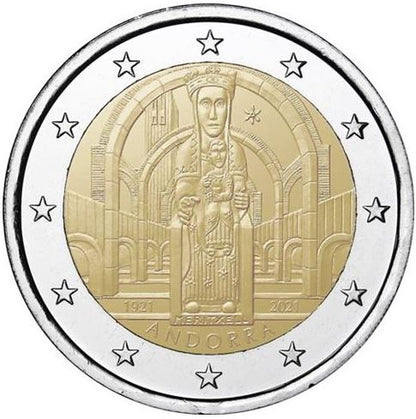 Andorra 2 Euro 2021 Frau von Meritxell Coincard