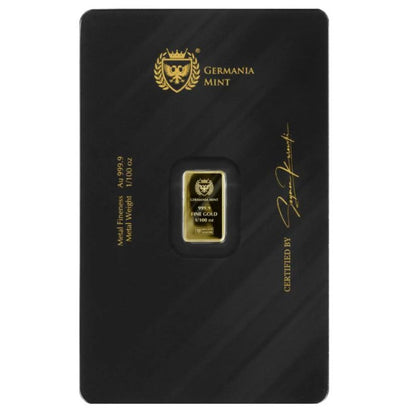 Goldbarren Germania Mint 1/100 oz Proof