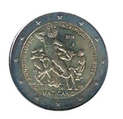 Vatikan 2€ 2018 - Kulturerbe