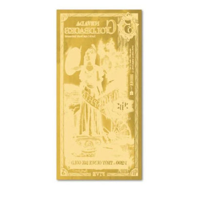 Nevada 5 Goldbacks Goldnote 1/200 oz