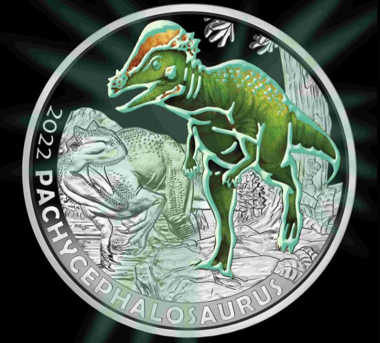 3€ Dinotaler 2022 - Pachycephalosaurus  #11