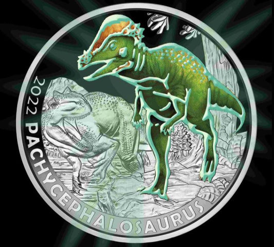 3€ Dinotaler 2022 - Pachycephalosaurus  #11
