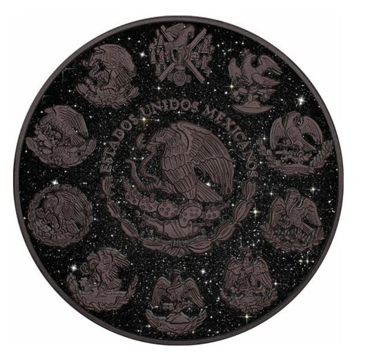 Diamond Libertad Skull 2024 Silbermünze Ruthenium