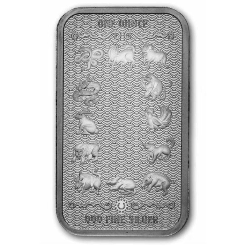 Year of the Goat 2027 1 oz Silberbarren
