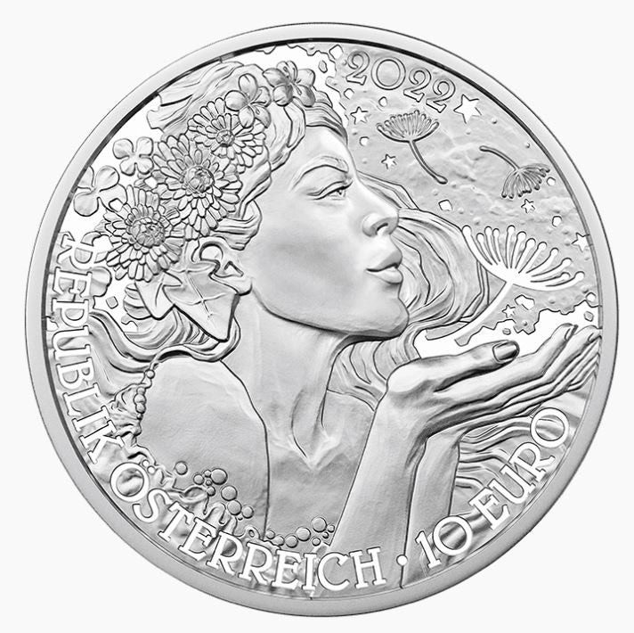 Österreich 10€ PP - Löwenzahn 2022