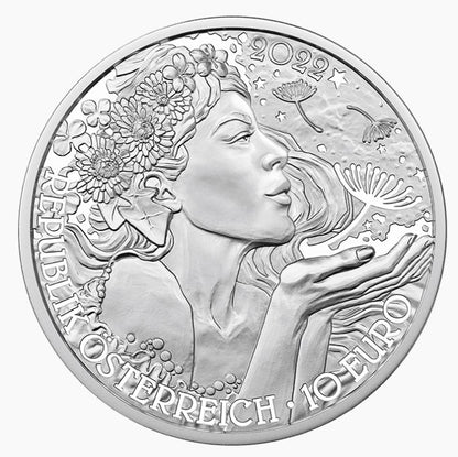 Österreich 10€ PP - Löwenzahn 2022