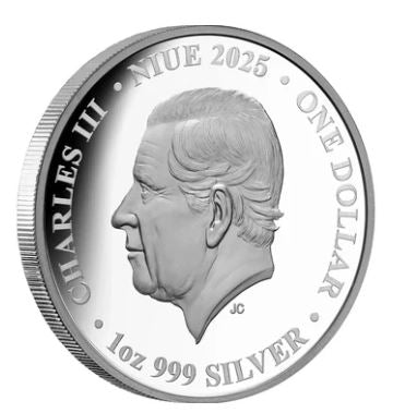 Niue Captain Cook Terra Australis 2025 Silbermünze 1 oz Proof