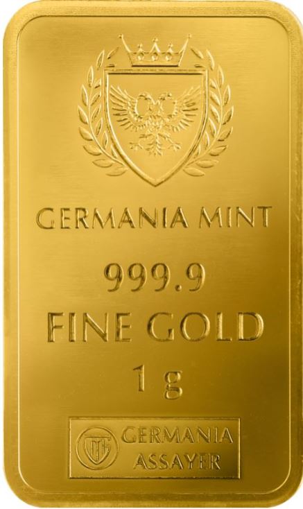 Goldbarren 1 Gramm Germania