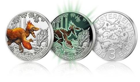 3€ Dinotaler 2021 - Deinonychus #7