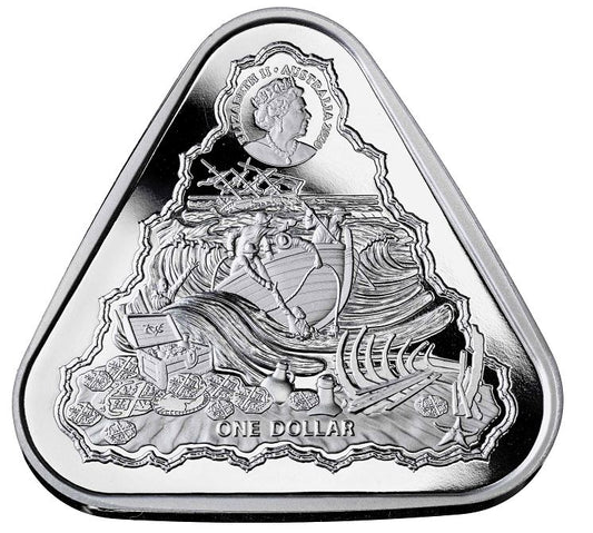 Australien 2020 Vergulde Draeck 1 oz Silber