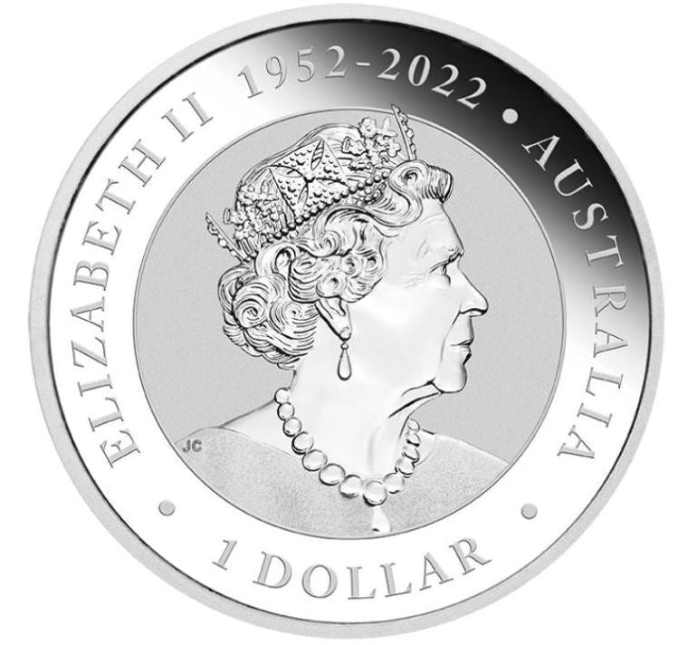 Australien Emu 2023 Silbermünze 1 Dollar in Kapsel