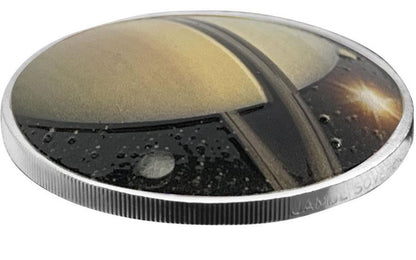 Saturn The Solar System 2022 1 oz Silber Proof Domed Coin