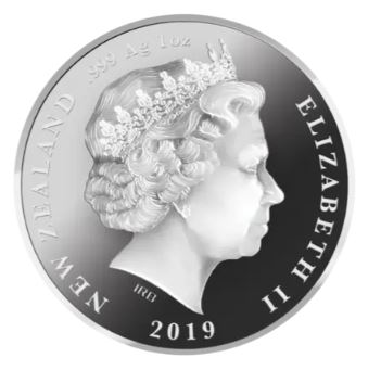 Neuseeland Kiwi 2019 1 Oz Silber Stempelglanz im Blister