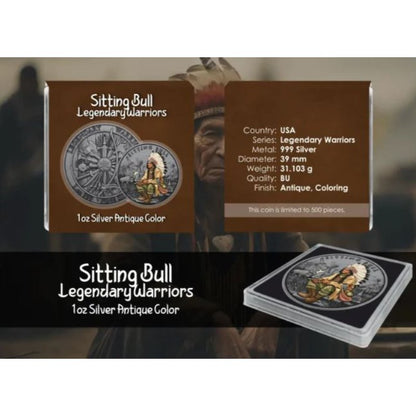 Warriors #11 Sitting Bull 2025 antik color