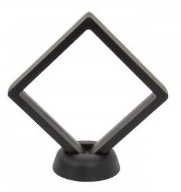 Schweberahmen schwarz 110x110mm Standfuß