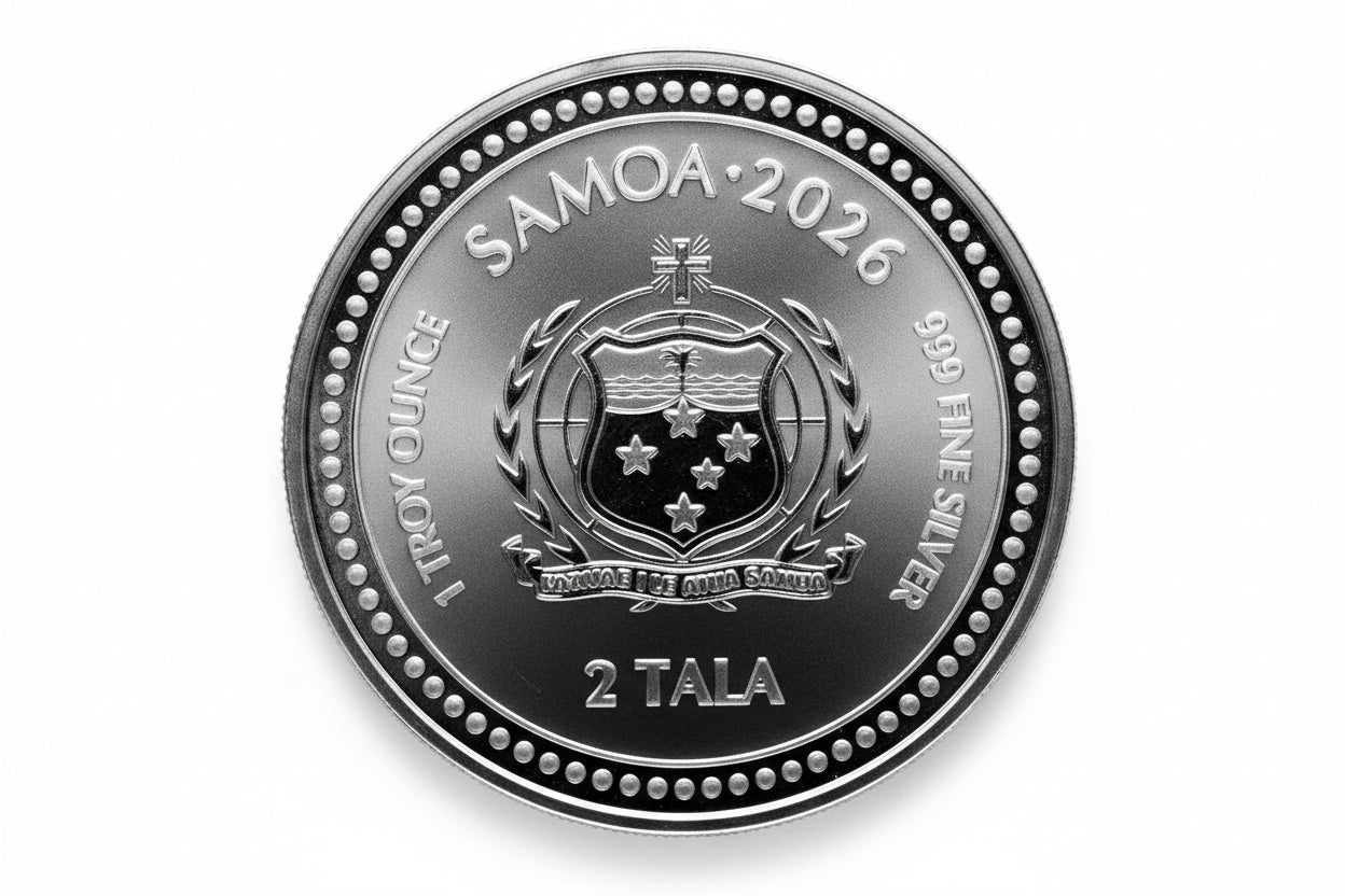 Samoa Seahorse 2026 1 oz Silbermünze BU
