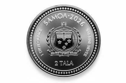 Samoa Seahorse 2026 1 oz Silbermünze BU