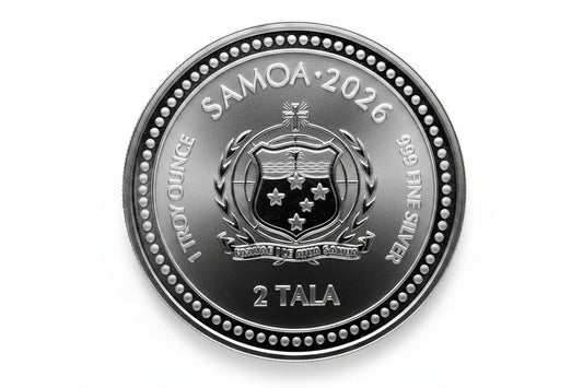 Samoa Seahorse 2026 1 oz Silbermünze BU