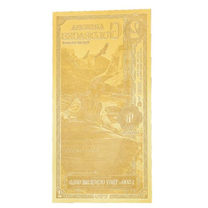 Arizona 2 Goldbacks Goldnote 1/500 oz