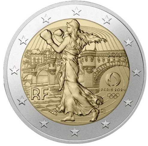 Frankreich 2€ 2023 - Olympia 2024 
