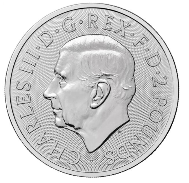 Silbermünze Loch Ness Monster 1 oz in Münzkapsel