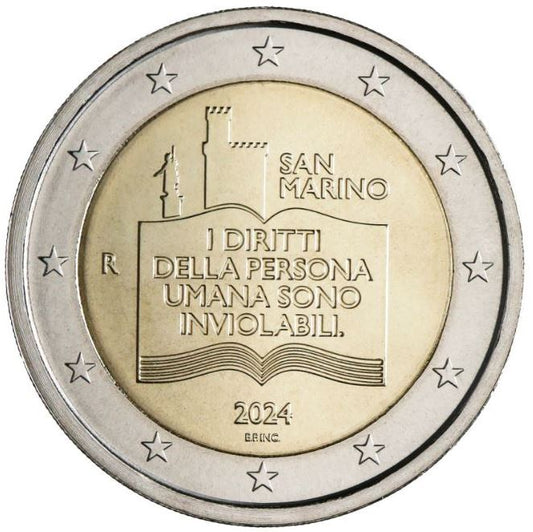 San Marino 2€ 2024 - Bürgerrechte