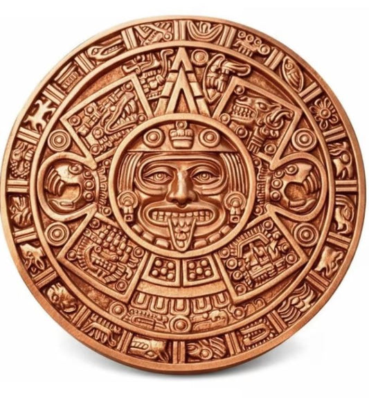 Angel of Mexico 1 kg Kupfermedaille Engel der Unabhängigkeit Sonnenstein