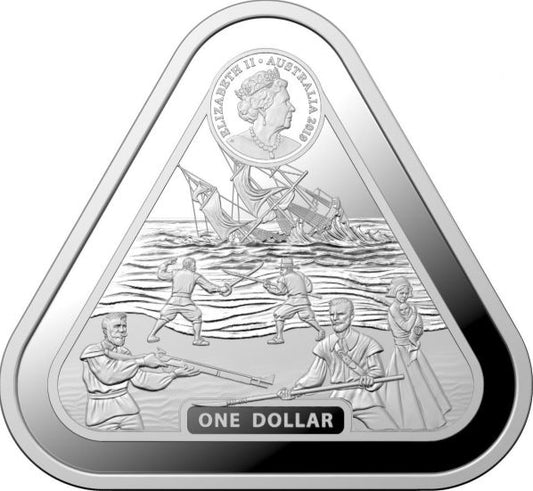 Australien 2019 Batavia Dreiecksmünze 1 oz Silber