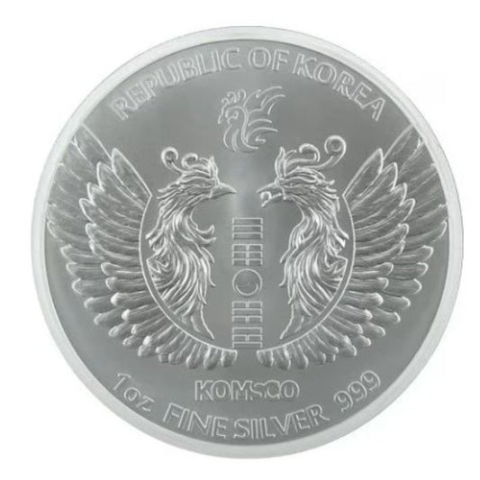 1 oz Südkorea 2025 Silber Phoenix BU – KOMSCO