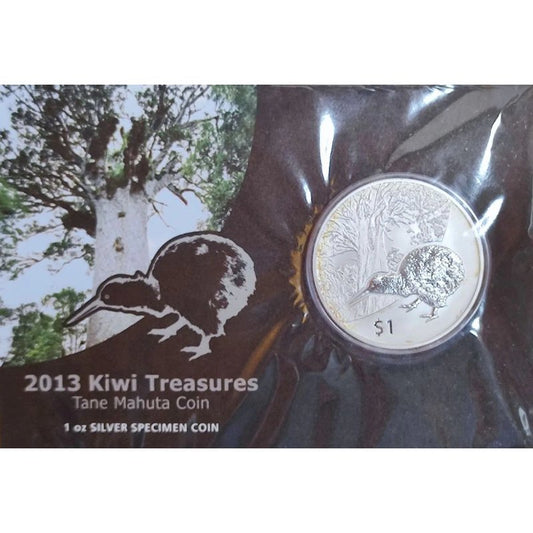 Neuseeland - Kiwi 2013 im Blister mit leichter Patina