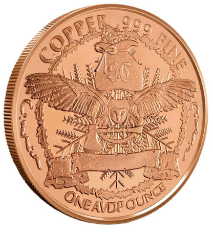 Deer Hunter Christmas is Cancelled 1 oz Kupfermedaille