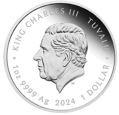 Aretha Franklin 2024 Silbermünze Proof koloriert