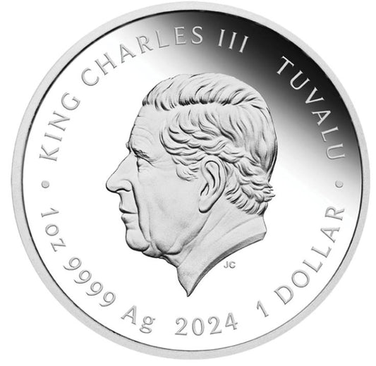 Aretha Franklin 2024 Silbermünze Proof koloriert