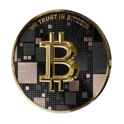 Satoshi Silver - #6 Shark Bitcoin Schwarzes Platin + Rotgold + Gold in ApoPAXX